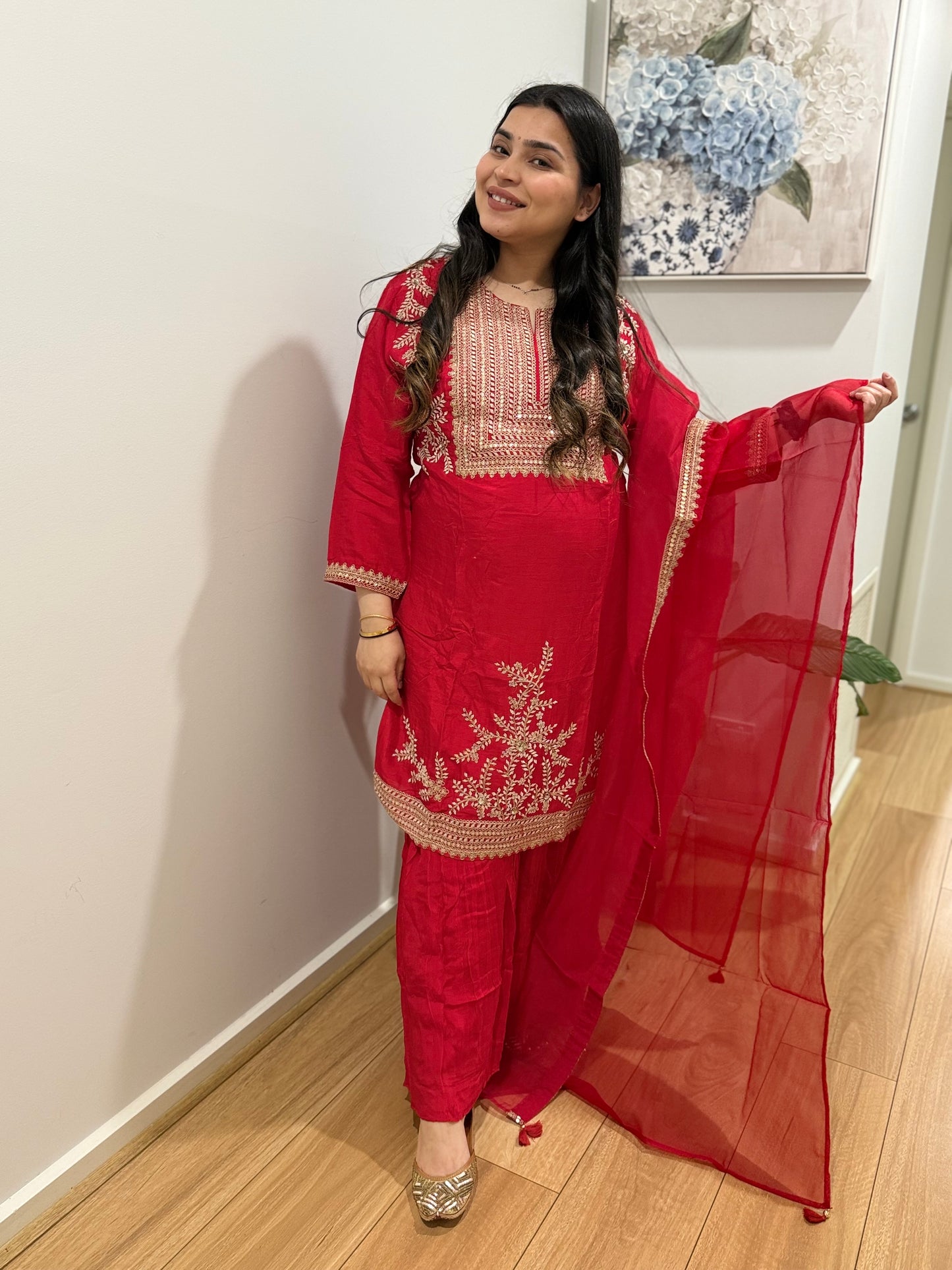 Zari Work Sharara Suit