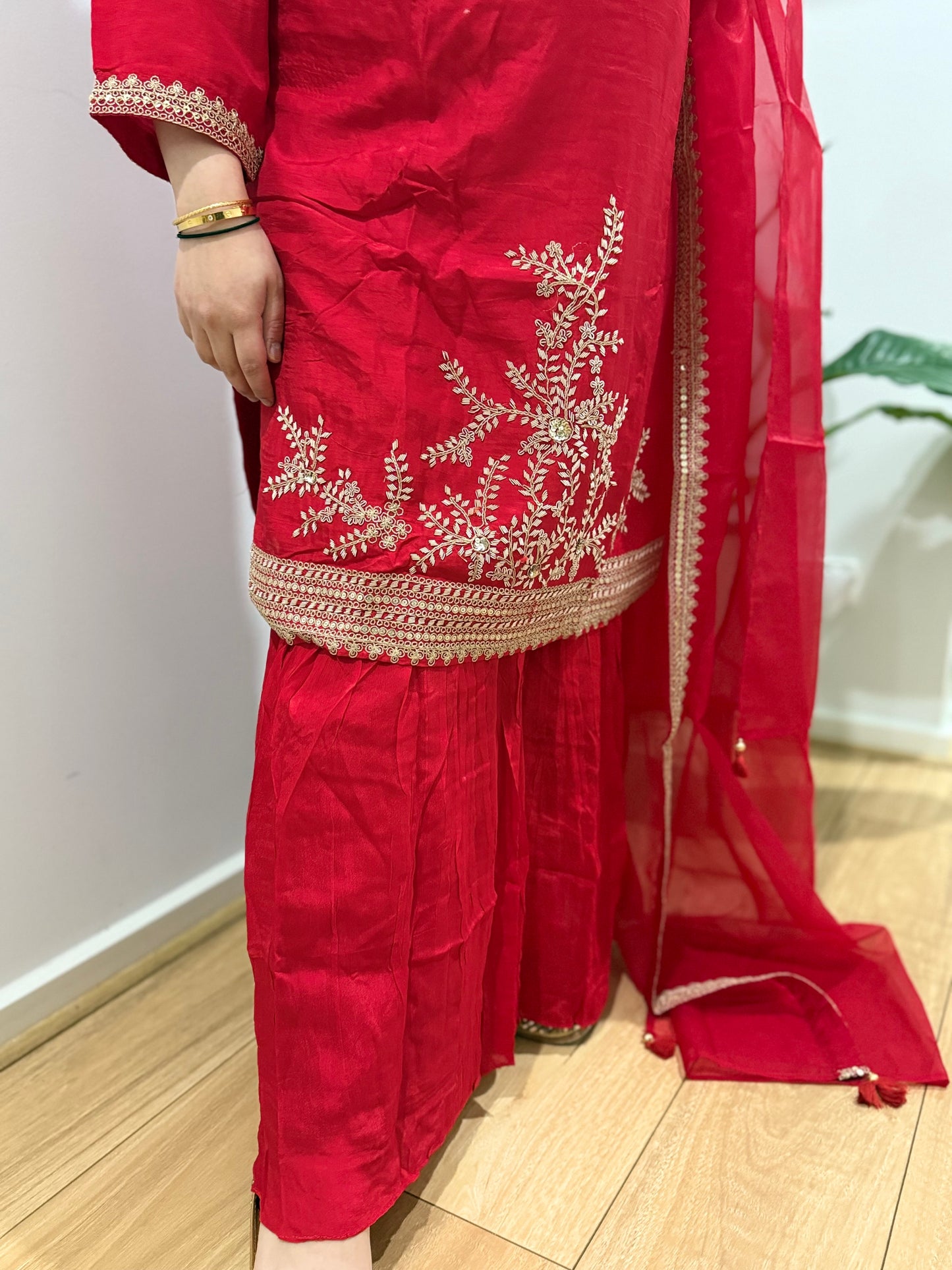 Zari Work Sharara Suit
