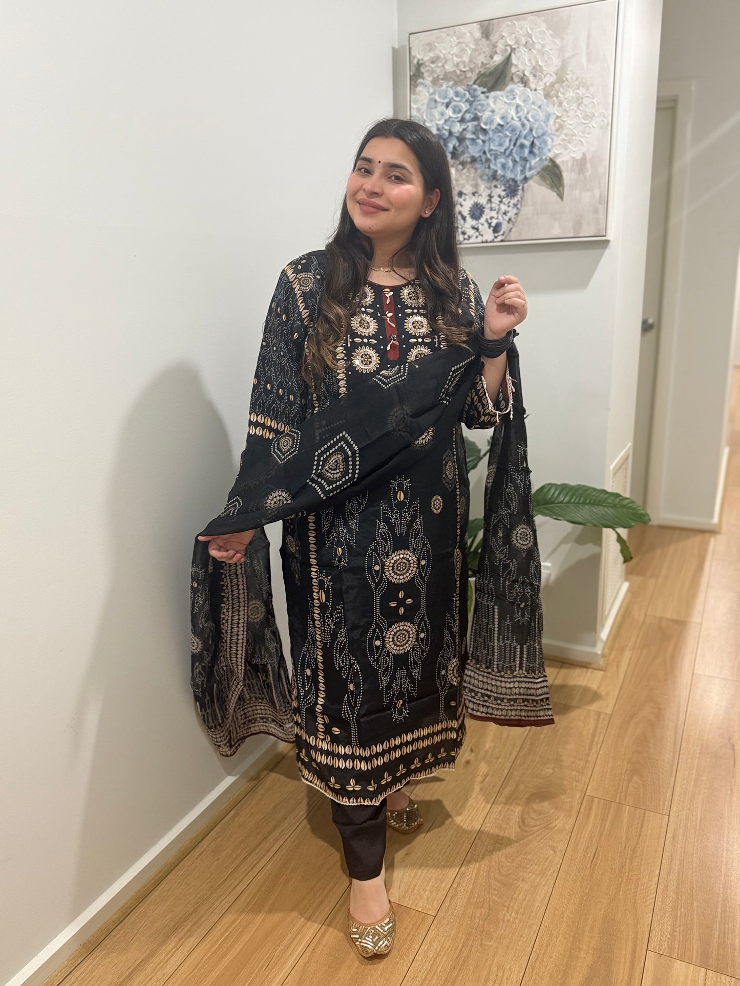 Crepe Digital Printed Suit