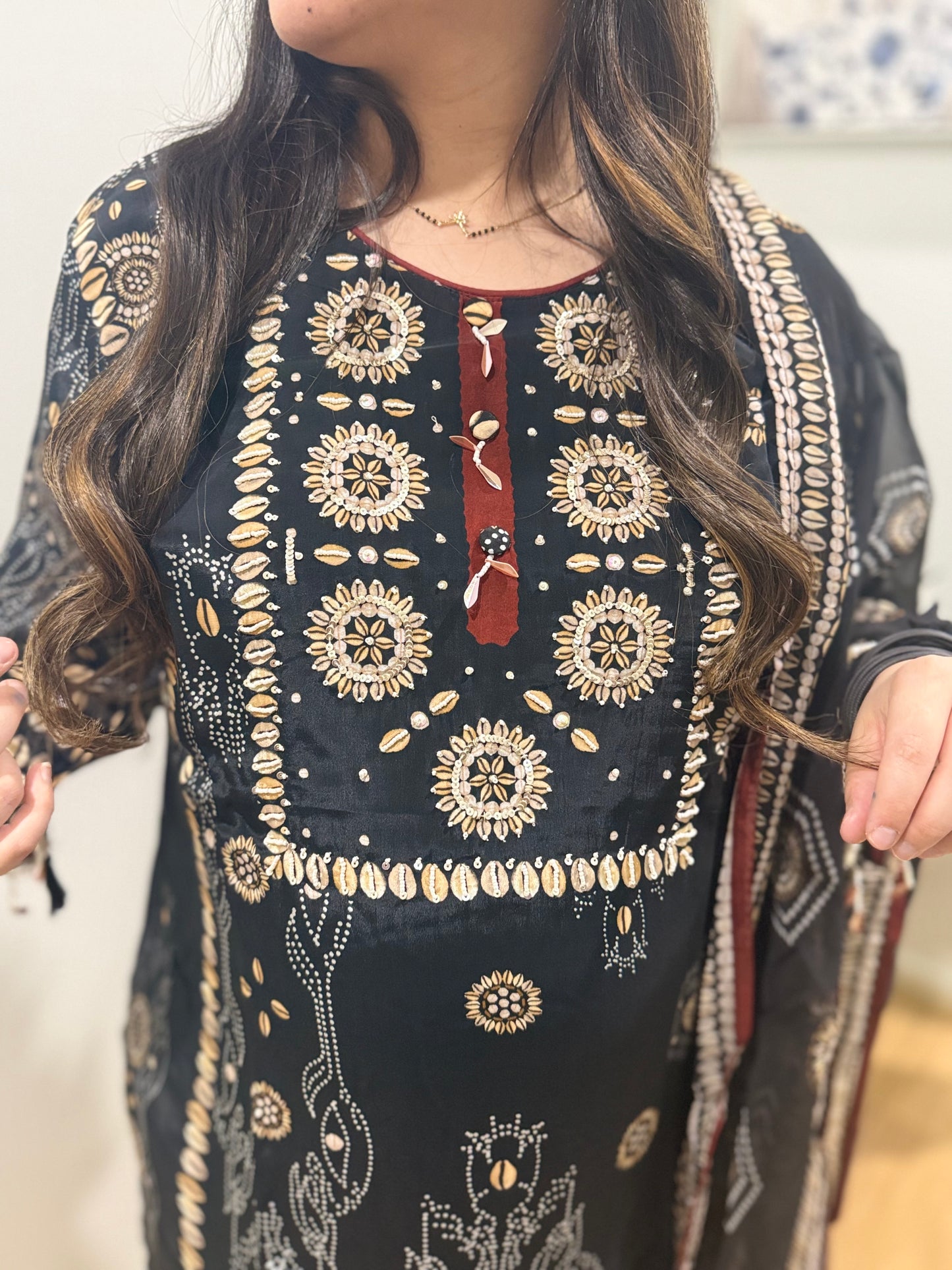 Crepe Digital Printed Suit